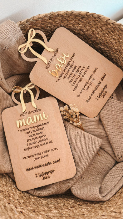 Recept ljubezni za mami