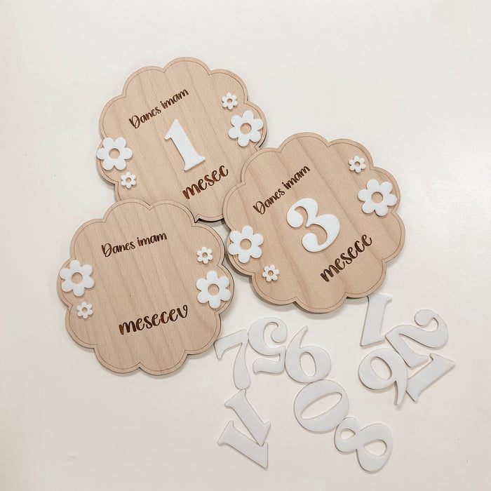 Kartice mejnikov - daisy