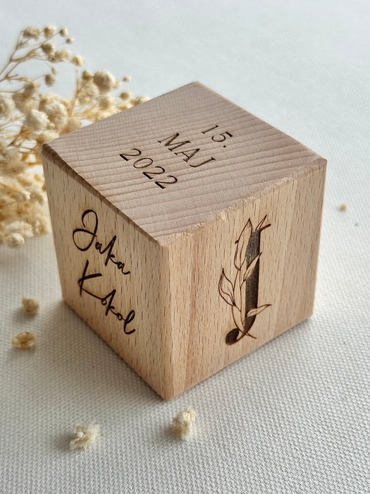 Spominska kocka ob rojstvu otroka