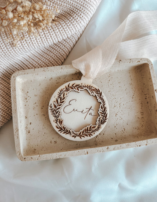 Leseni okrasek - wreath 2