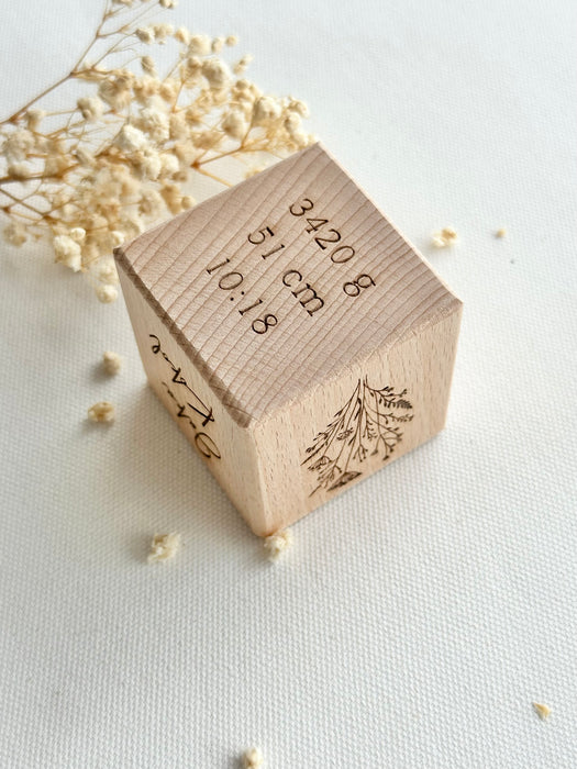 Spominska kocka ob rojstvu otroka