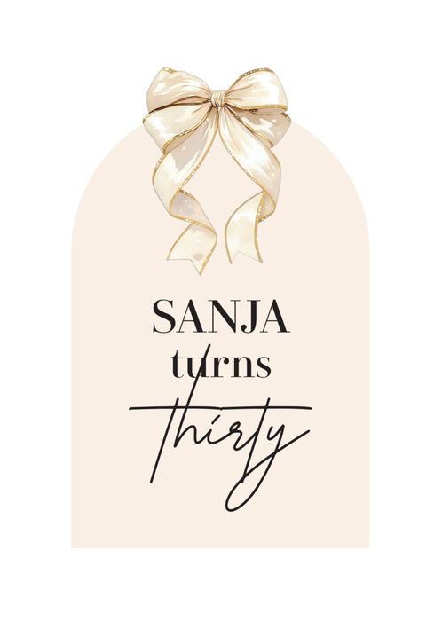 Tabla dobrodošlice - pentlja - več barv