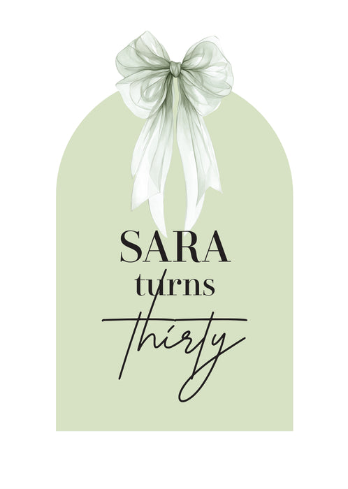 Tabla dobrodošlice - pentlja - več barv