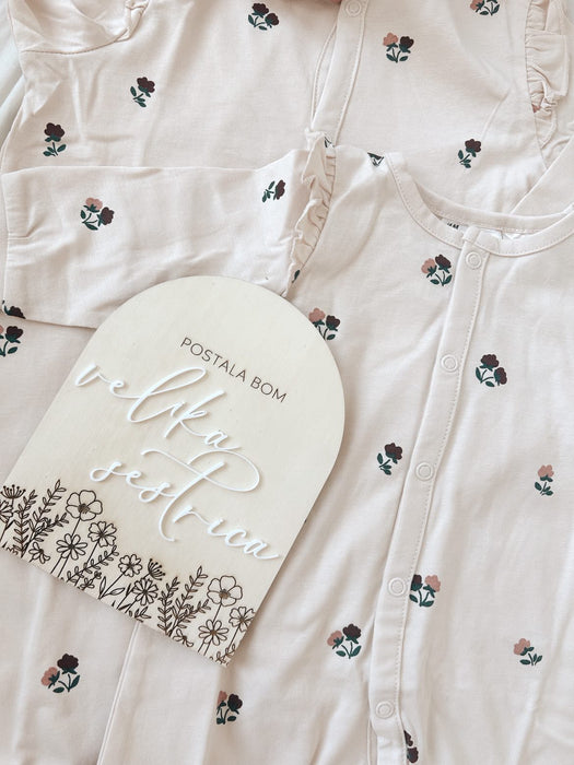 Oznanitev vesele novice - postal/a bom bratec/sestrica