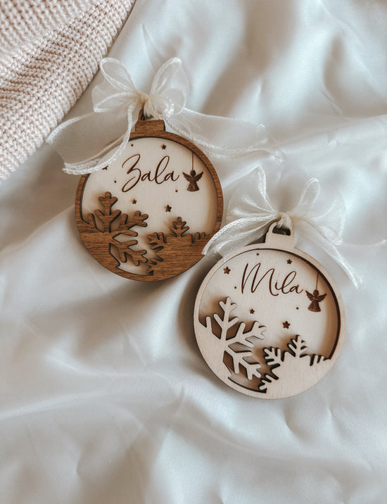 Leseni okrasek - angelček