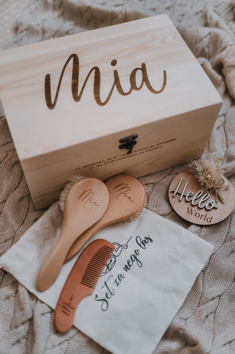 Personalizirana škatla spominov - ki je popolno darilo ob rojstvu otroka