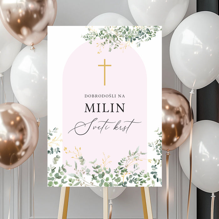 Tabla dobrodošlice - sveti zakramenti - več motivov