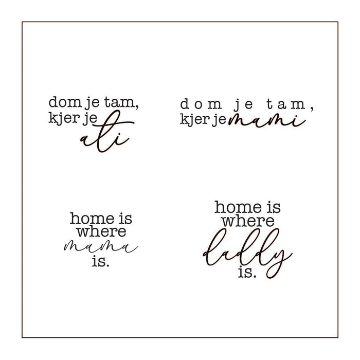 Body - dom je tam, kjer je mami/ati - Meraki's Shop