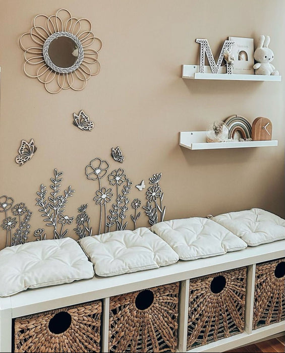 Cvetlično polje - stenska dekoracija - Meraki's Shop