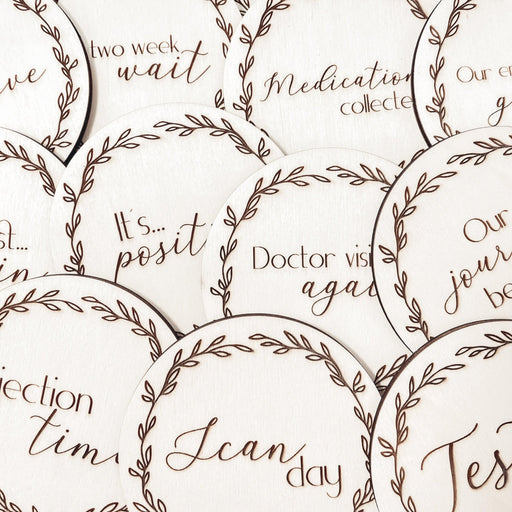 Kartice mejnikov - kartice IVF - Meraki's Shop