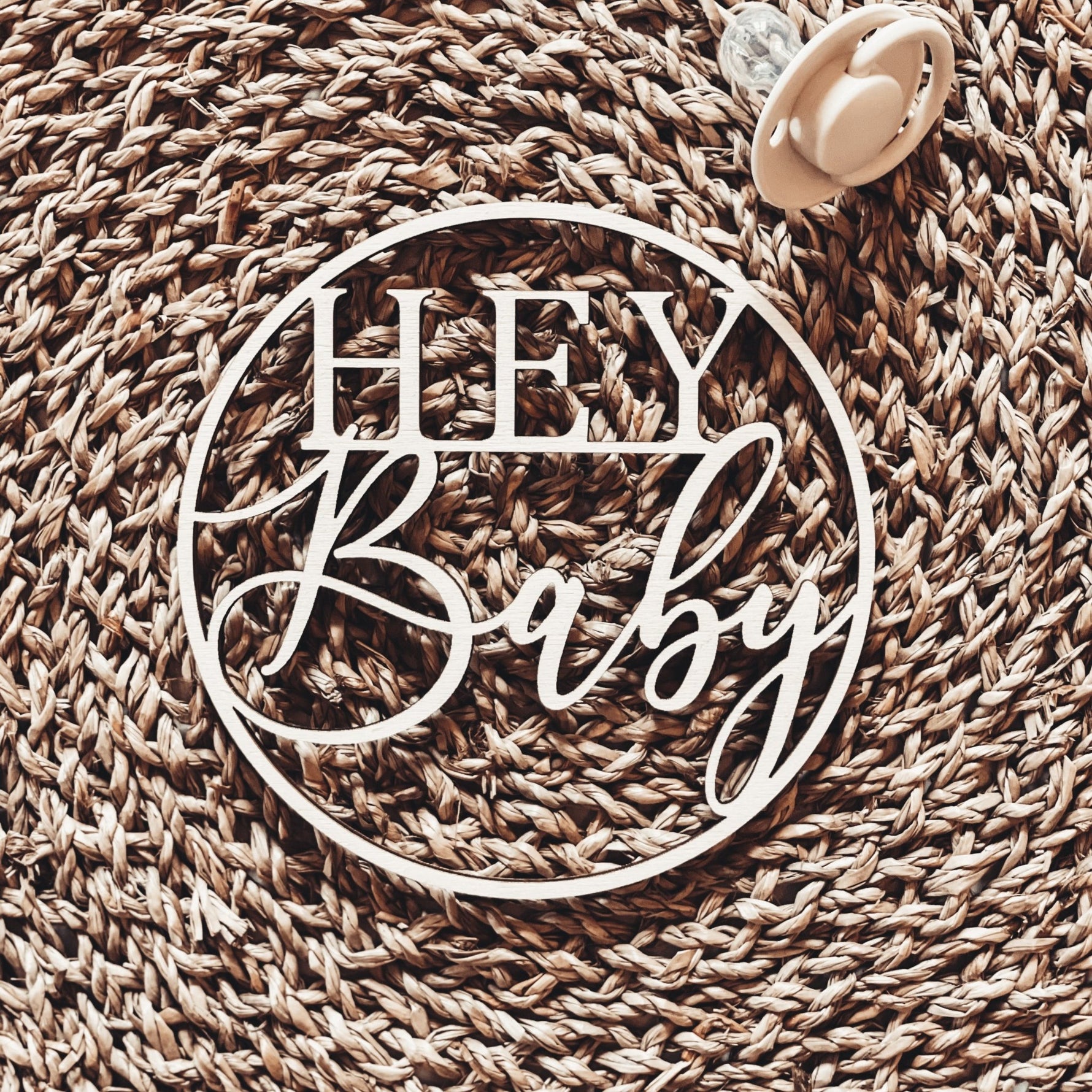 Oznanitvena kartica - “Hey baby” - Meraki's Shop