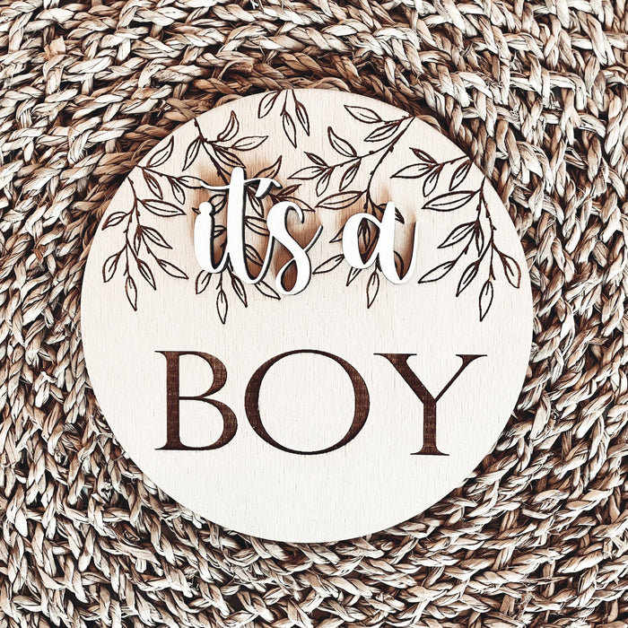 Oznanitvena kartica - it's a girl/it's a boy - Meraki's Shop