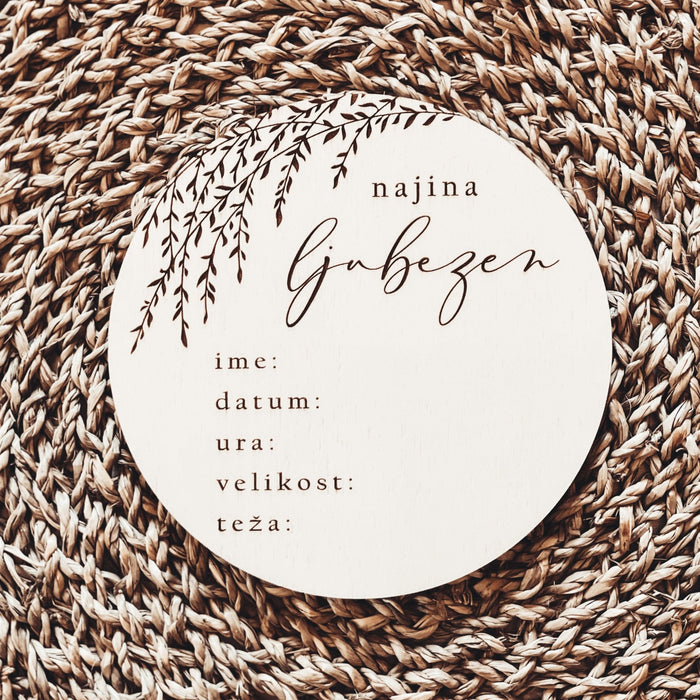 Oznanitvena kartica - NAJINA LJUBEZEN - Meraki's Shop