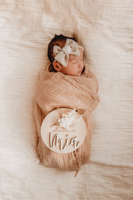 Oznanitvena kartica s 3D imenom in šopkom - Meraki's Shop