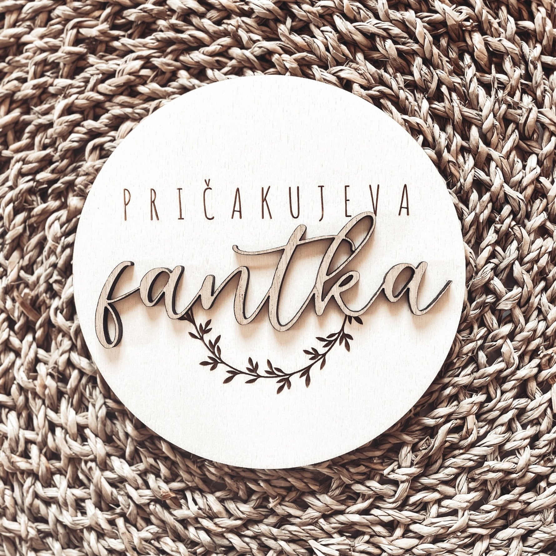 Oznanitvena kartica spola - pričakujeva deklico/fantka - Meraki's Shop
