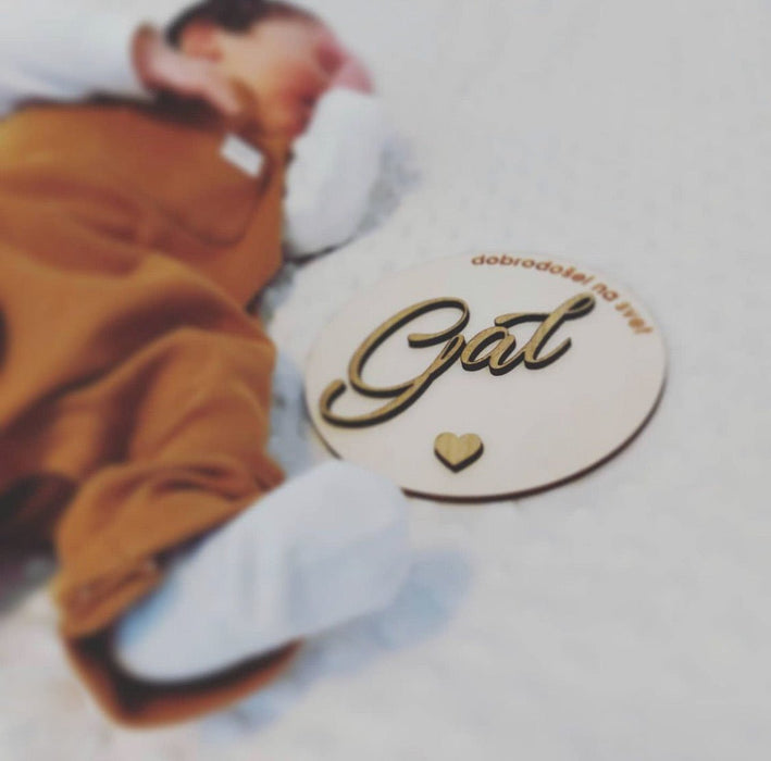 Oznanitvena kartica z imenom - Meraki's Shop