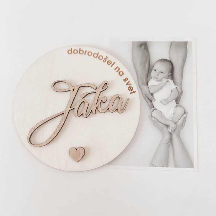 Oznanitvena kartica z imenom - Meraki's Shop