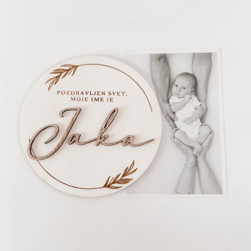 Oznanitvena kartica z imenom - Meraki's Shop