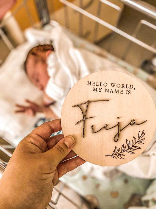 Oznanitvena kartica z imenom - ang - Meraki's Shop