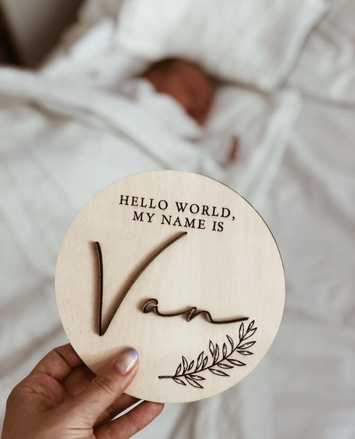 Oznanitvena kartica z imenom - ang - Meraki's Shop