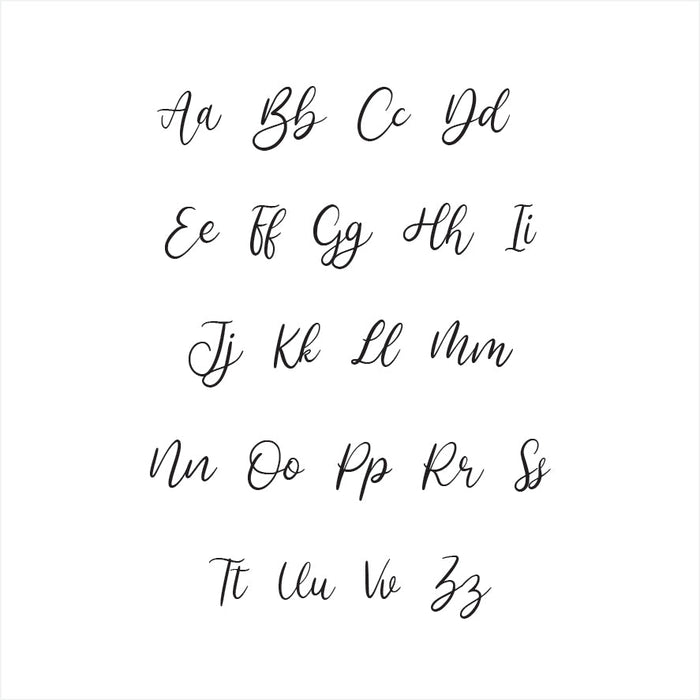 Predogled pisave, ki je uporabljen za zapis imena na škatli