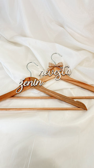 Poročna obešalnika - Meraki's Shop