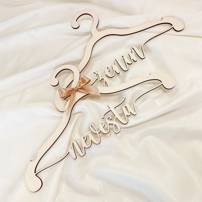 Poročna obešalnika - Meraki's Shop