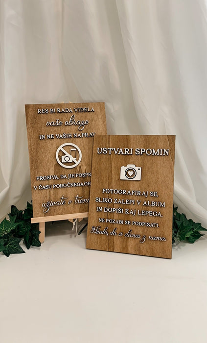 Poročne tablice - razne - Meraki's Shop