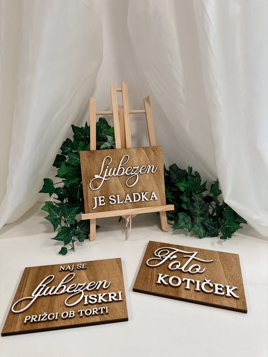 Poročne tablice - razne - Meraki's Shop