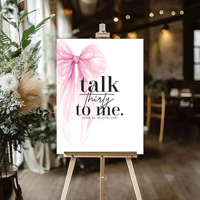 Tabla dobrodošlice - pentlja - več barv