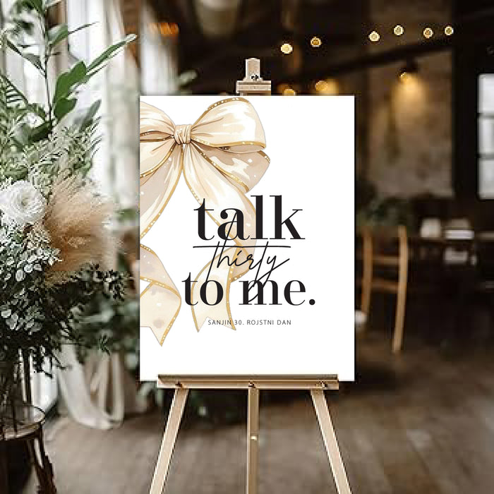 Tabla dobrodošlice - pentlja - več barv