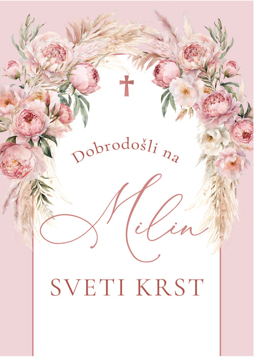 Tabla dobrodošlice - sveti zakramenti - več motivov